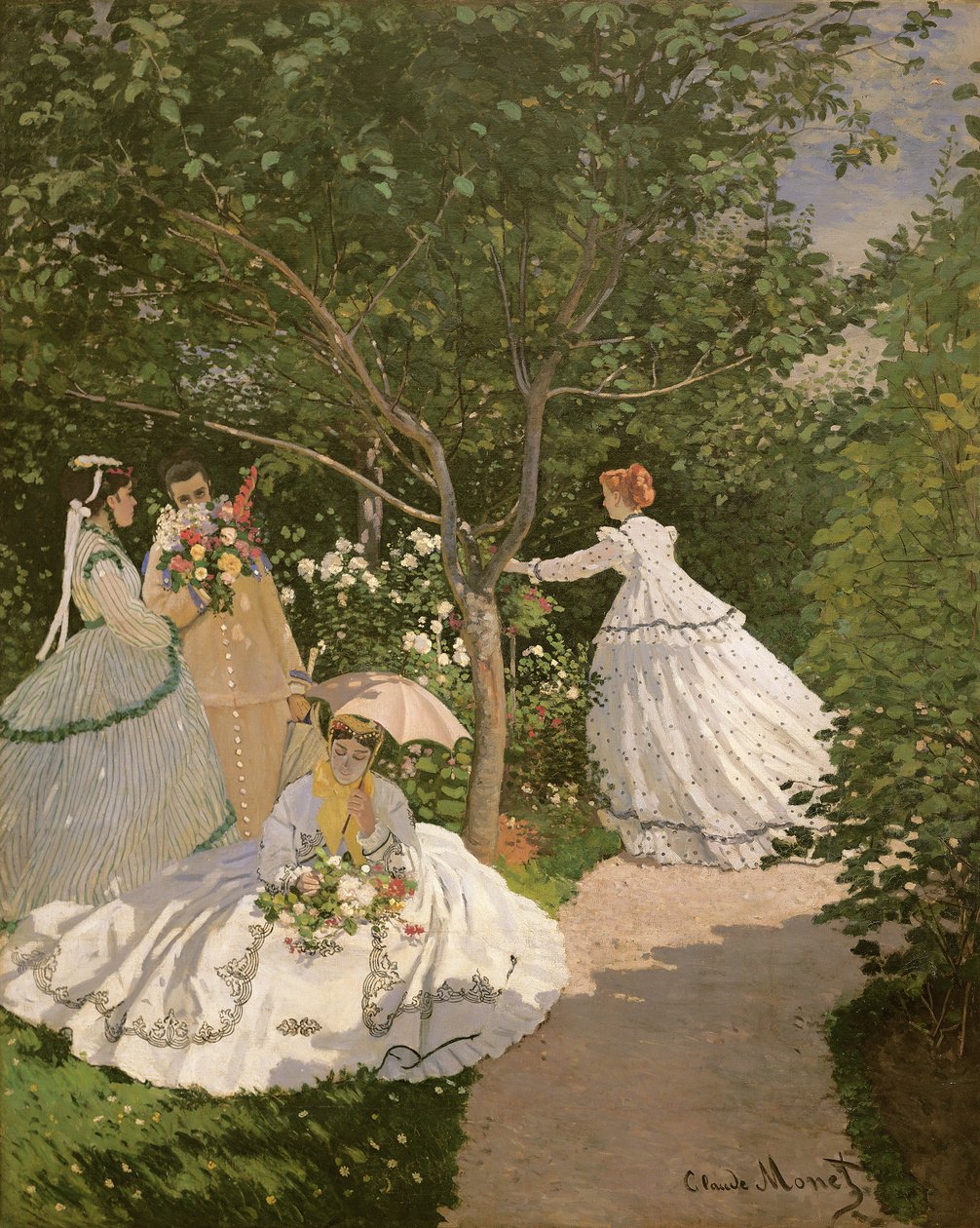 Femmes dans le jardin, 1866 - Claude Monet