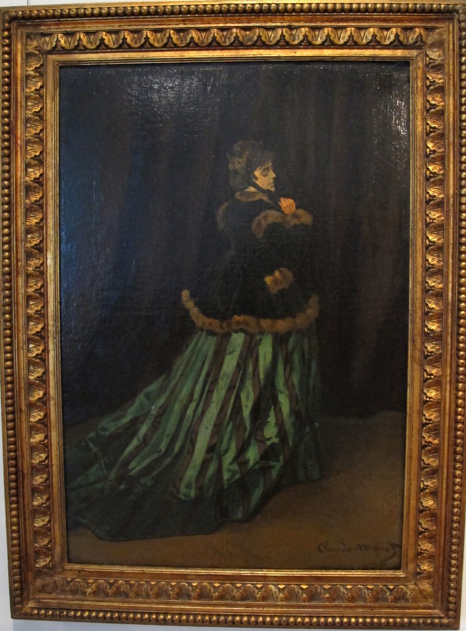 Camille en robe verte - Claude Monet