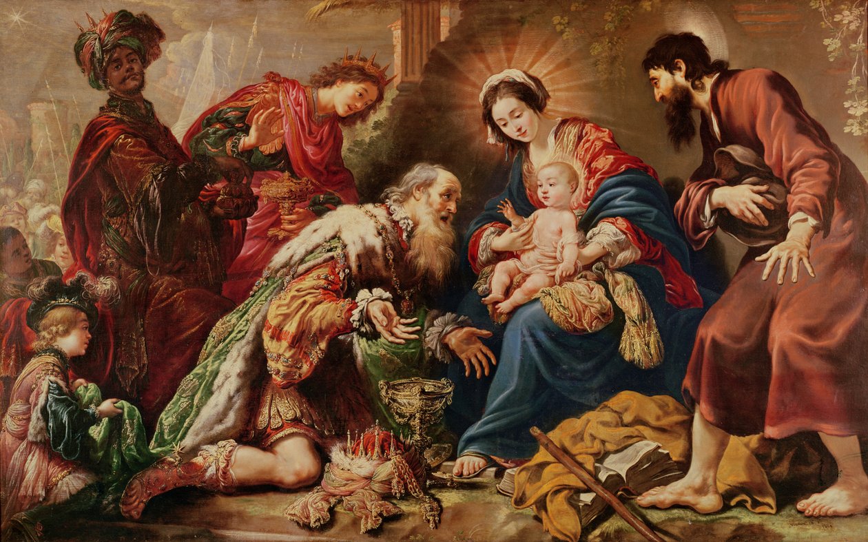Adoration des Mages, 1624 - Claude Vignon