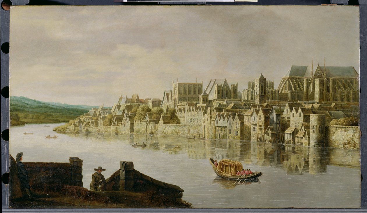La Tamise aux escaliers de Westminster, vers 1630 - Claude de Jongh