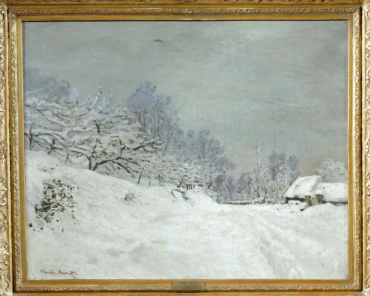 Environs de Honfleur. Neige … - Claude (follower of) Monet