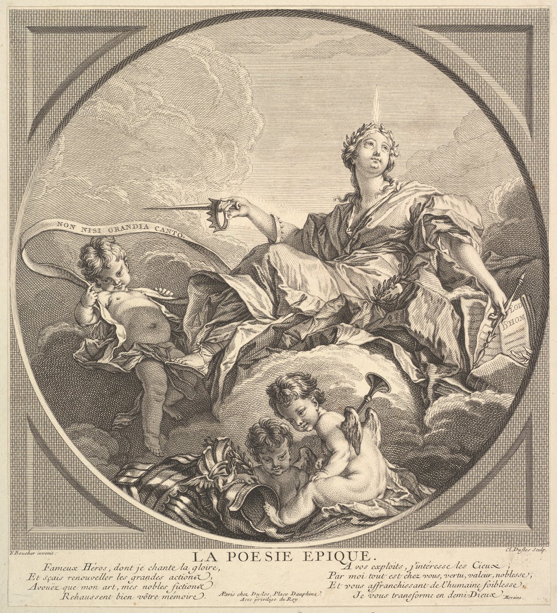 Poésie épique - Claude Augustin Duflos