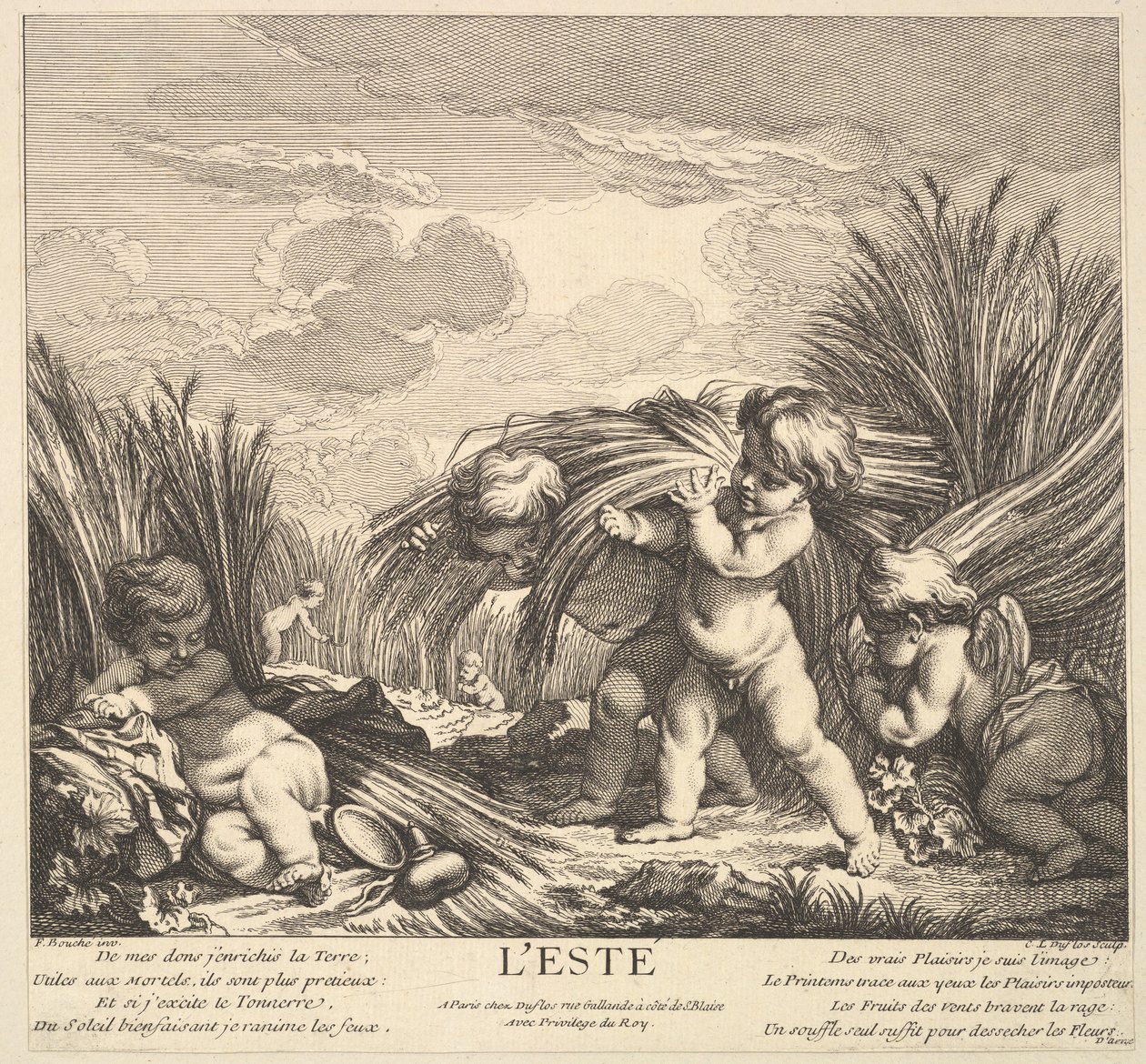 Été - Claude Augustin Duflos
