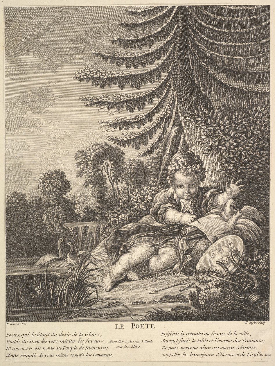 Le Poète - Claude Augustin Duflos