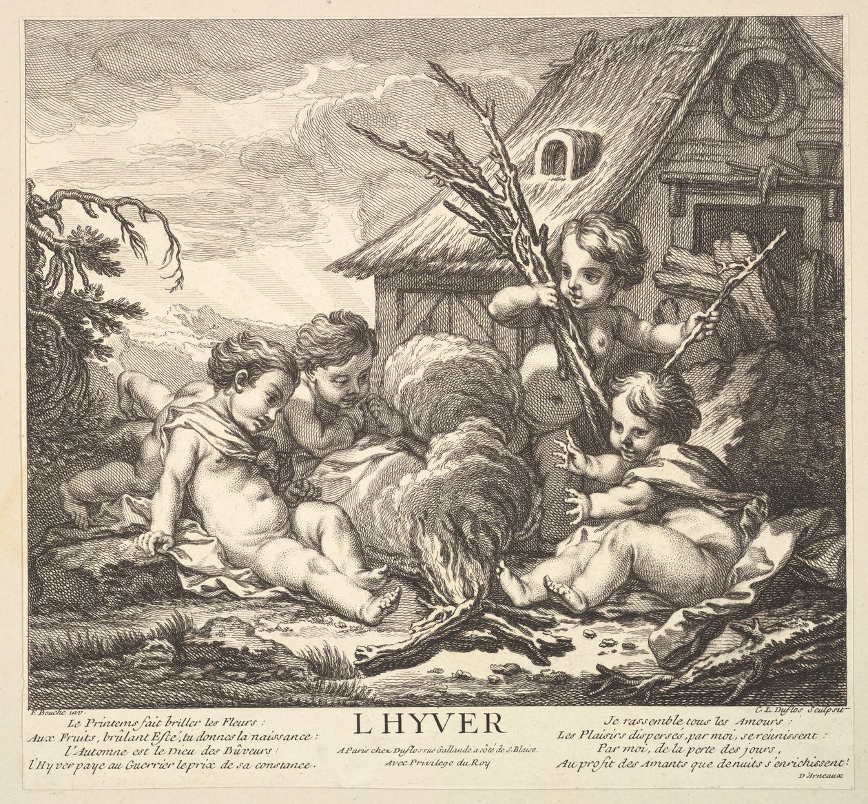Hiver, 1735-86 - Claude Augustin Duflos