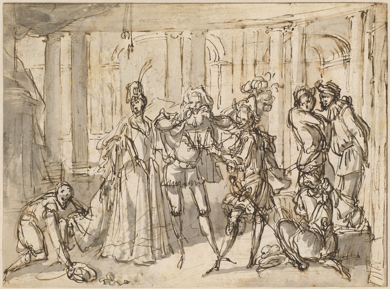 Une performance de la Commedia dell