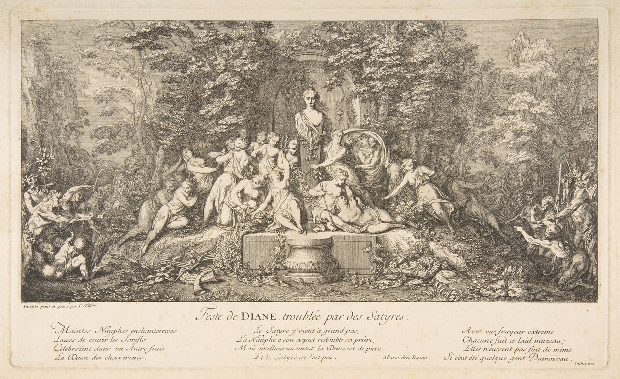Fête de Diane - Claude Gillot