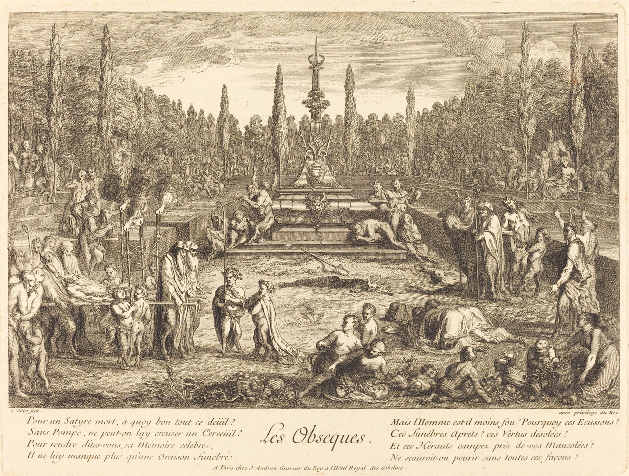 Les Obsèques - Claude Gillot