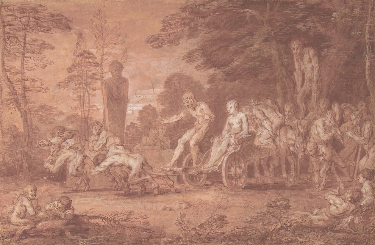 La procession arrêtée - Claude Gillot