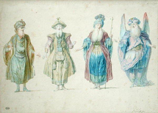 Personnages théâtraux - Claude Gillot