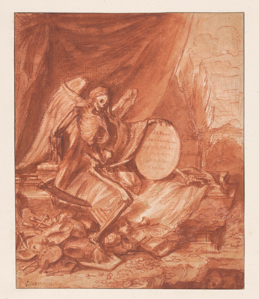Allégorie de la vanité - Claude Gillot
