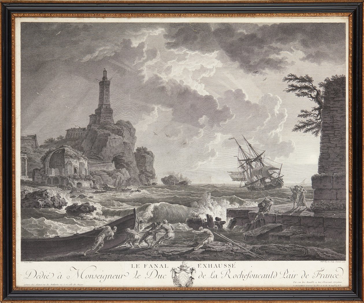 Gravures en acier françaises - Claude Joseph (after) Vernet