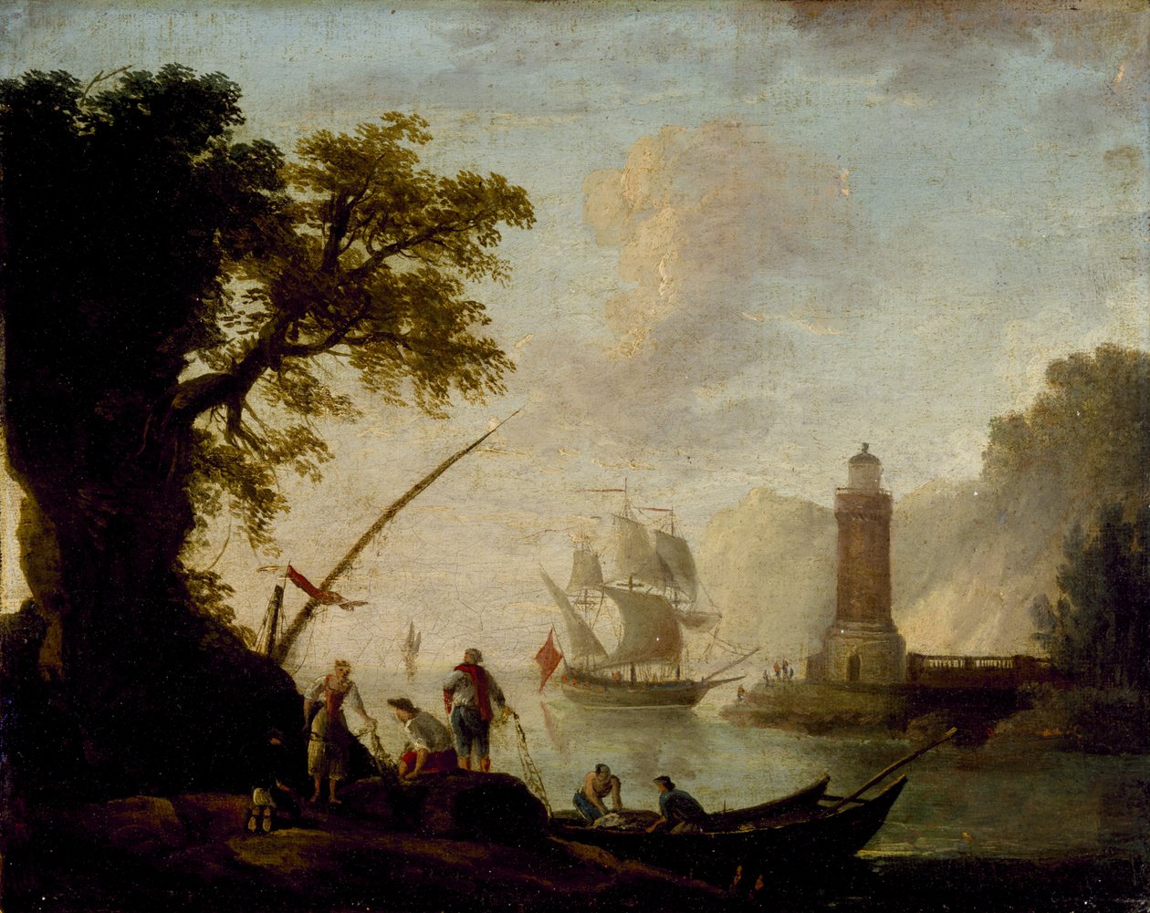 Vue côtière méditerranéenne - Claude Joseph Vernet