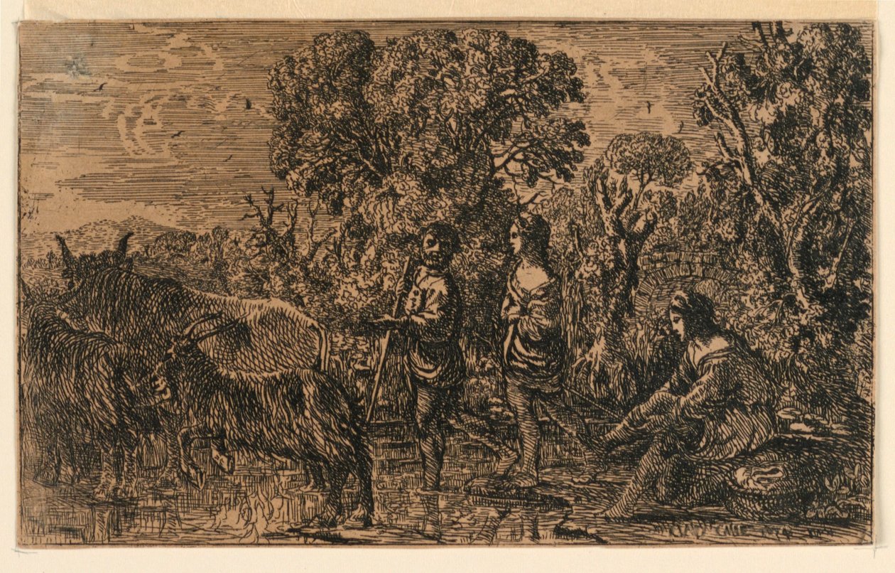Le gué - Claude Lorrain