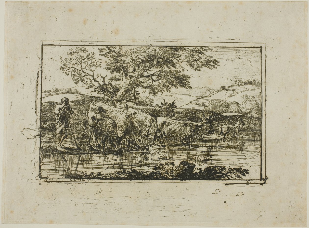 Le troupeau à l