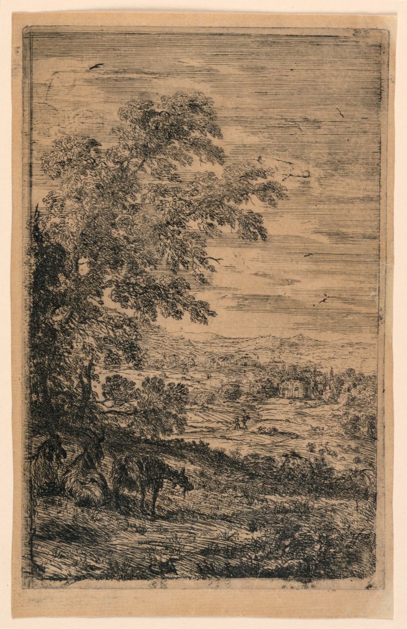 Les trois chèvres - Claude Lorrain