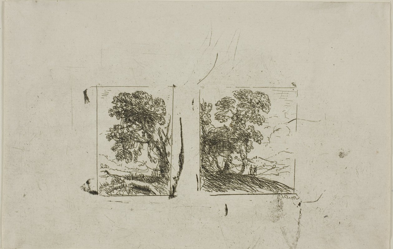 Les deux paysages - Claude Lorrain