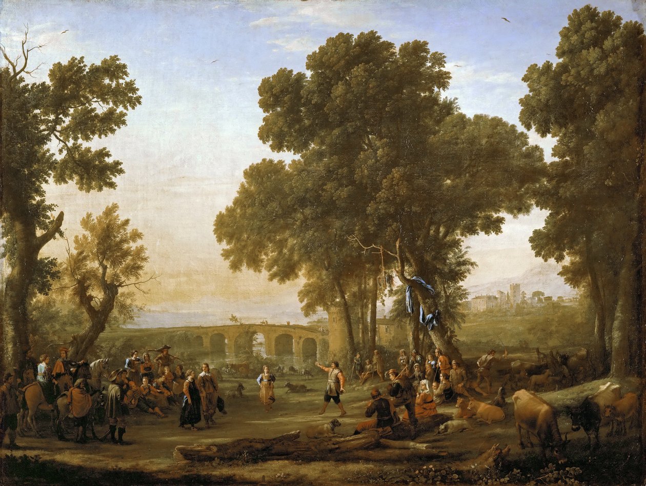 La Fête du village - Claude Lorrain