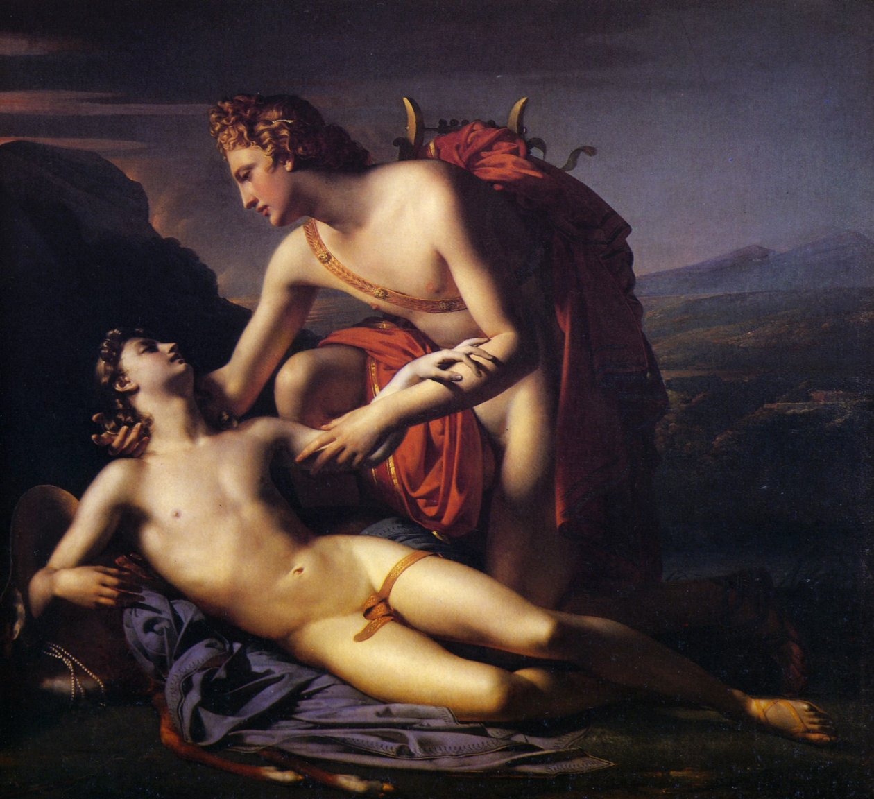 Apollon et Cyparissus, 1820 - Claude Marie Paul Dubufe