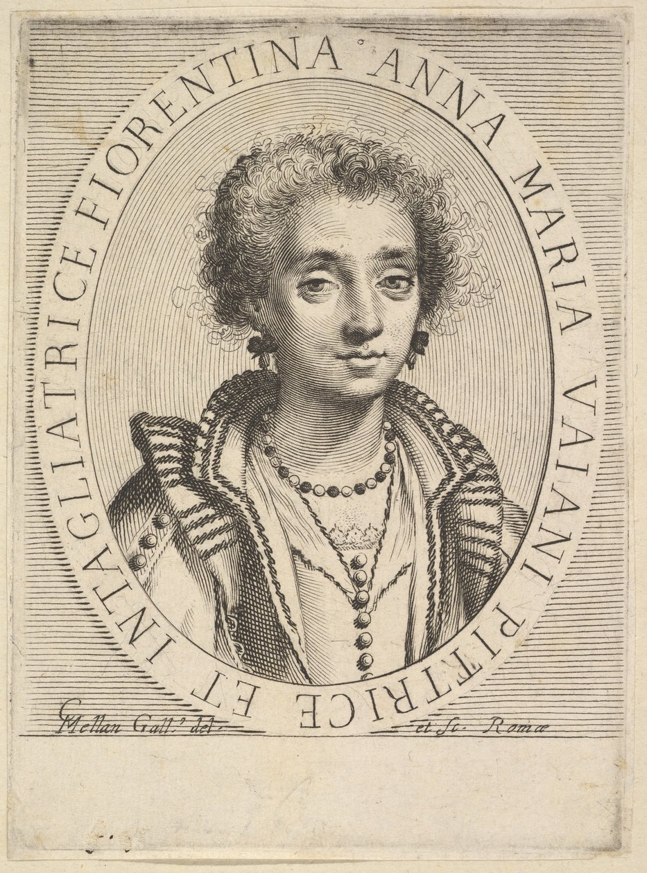 Anna Maria Vaiani, 1624-36 - Claude Mellan