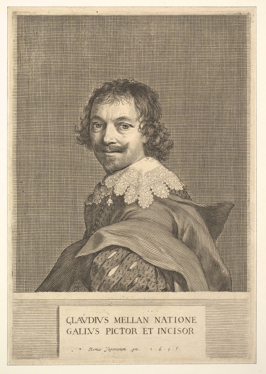 Claude Mellan : Autoportrait, 1635 - Claude Mellan