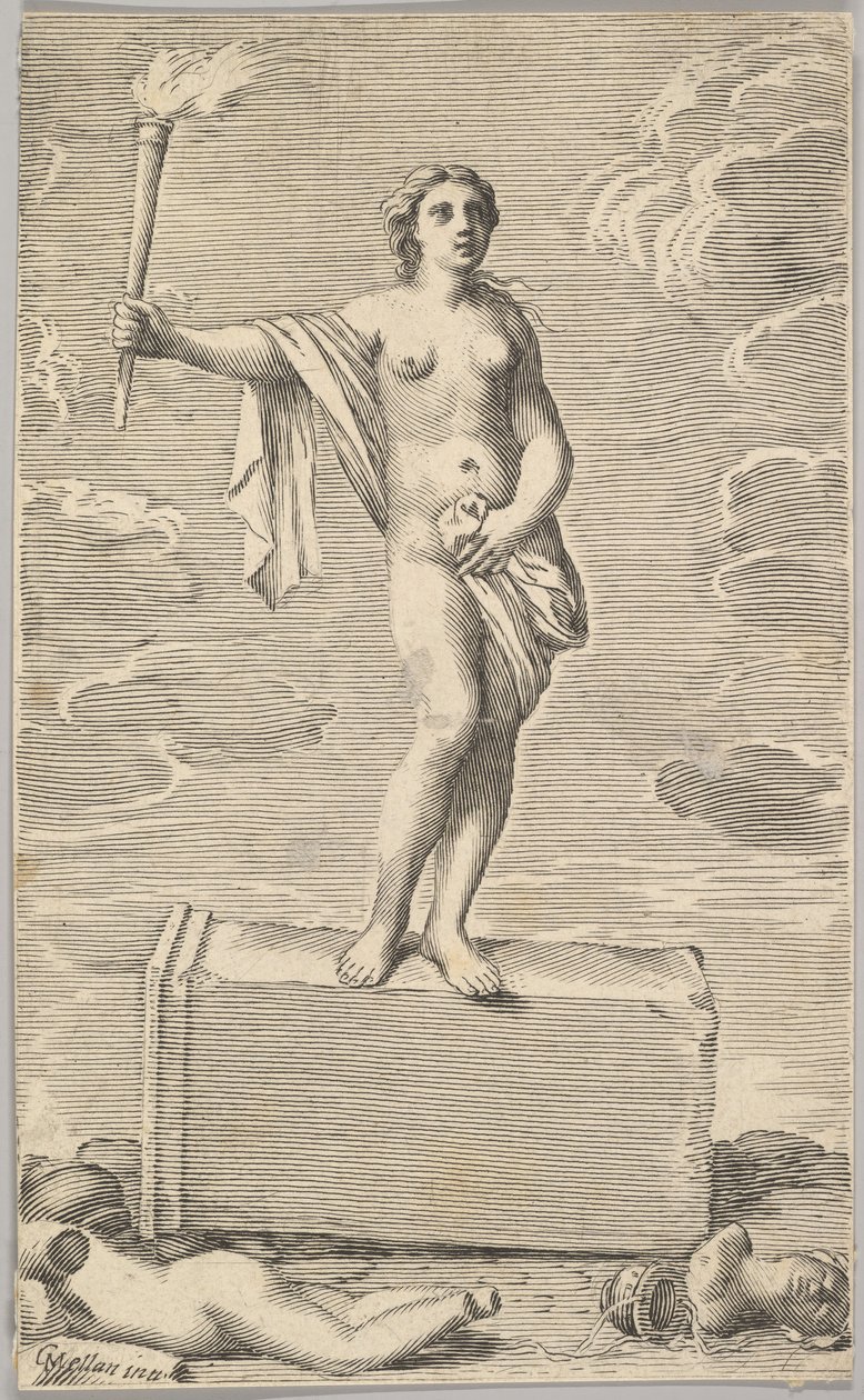 Figure Féminine - Claude Mellan