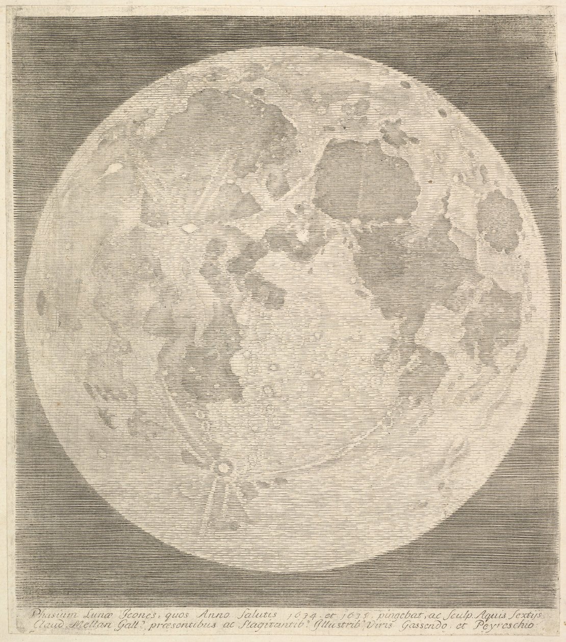 Pleine Lune, 1635 - Claude Mellan