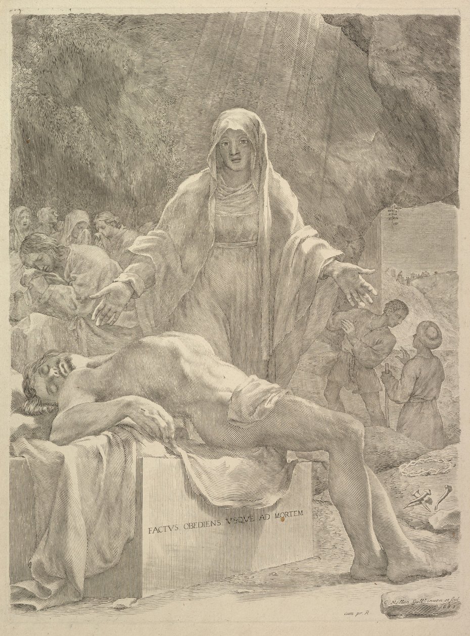 Lamentation, 1683 - Claude Mellan