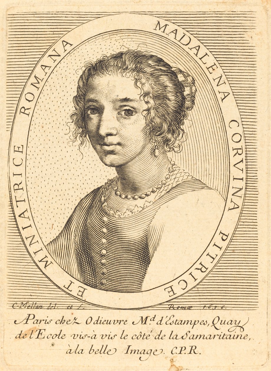 Maddalena Corvina - Claude Mellan