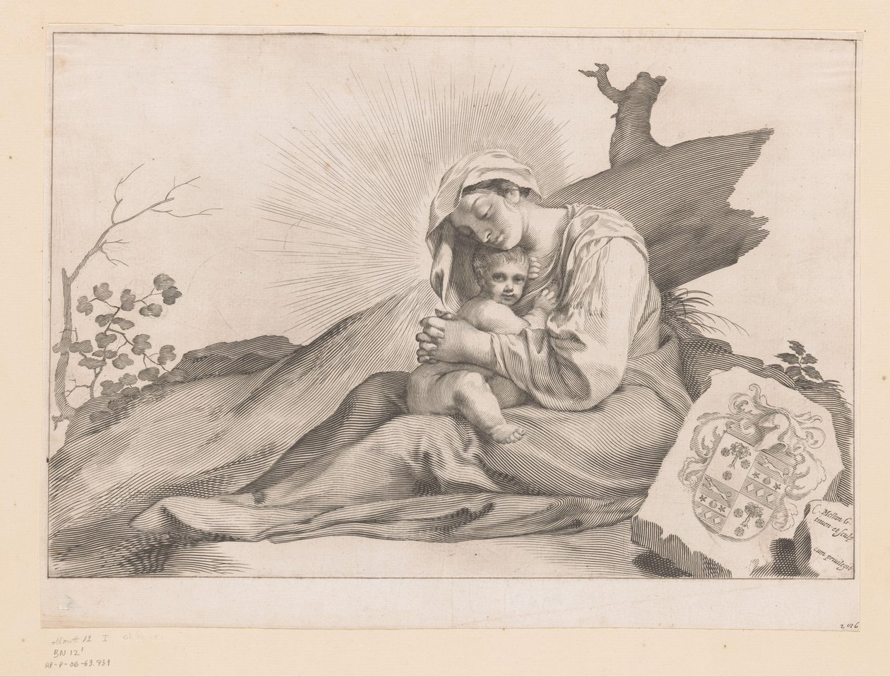 Marie avec enfant près d