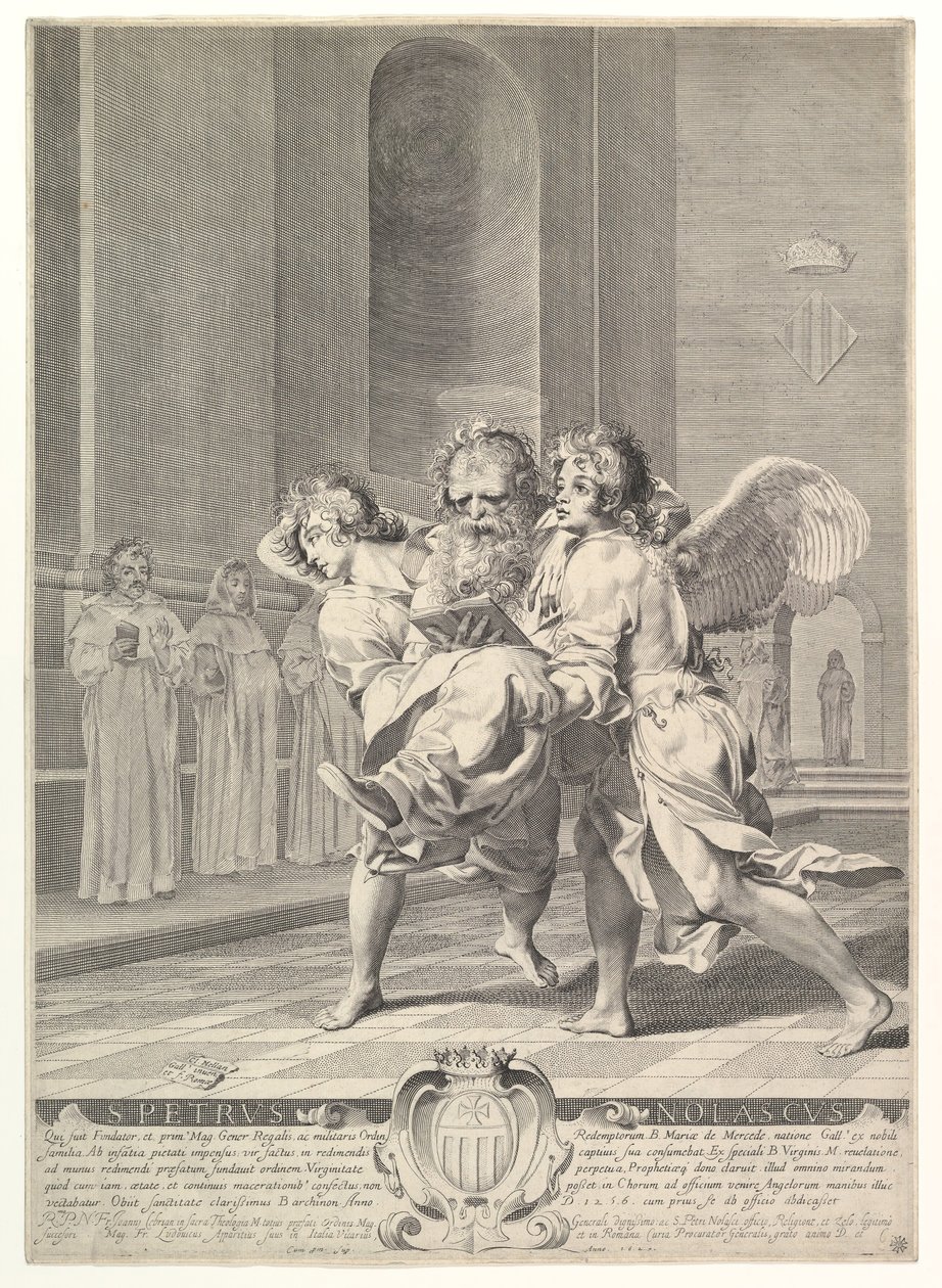 Saint Pierre Nolasque, 1627 - Claude Mellan