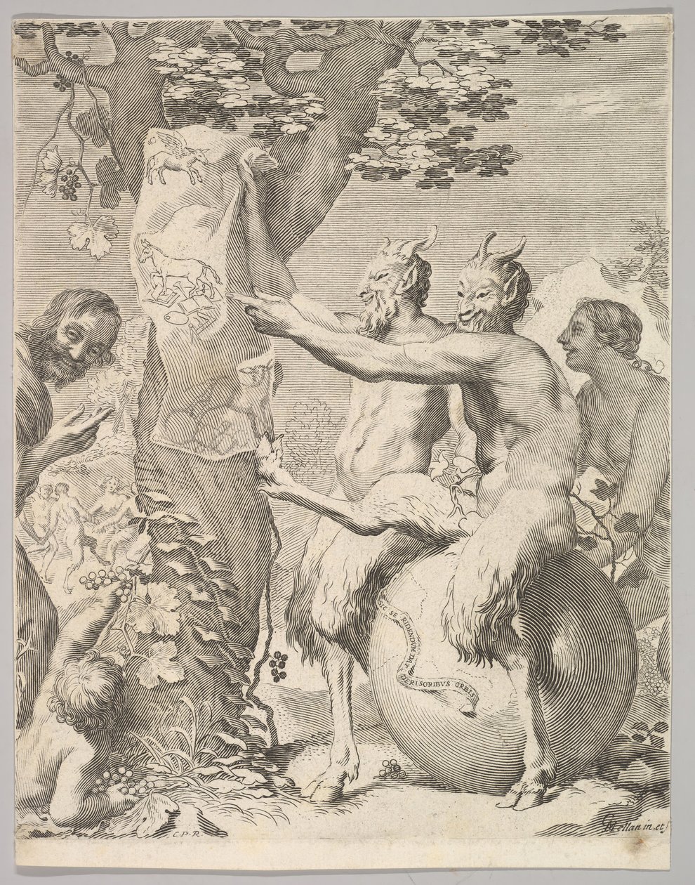 Satyres, avant 1645 - Claude Mellan