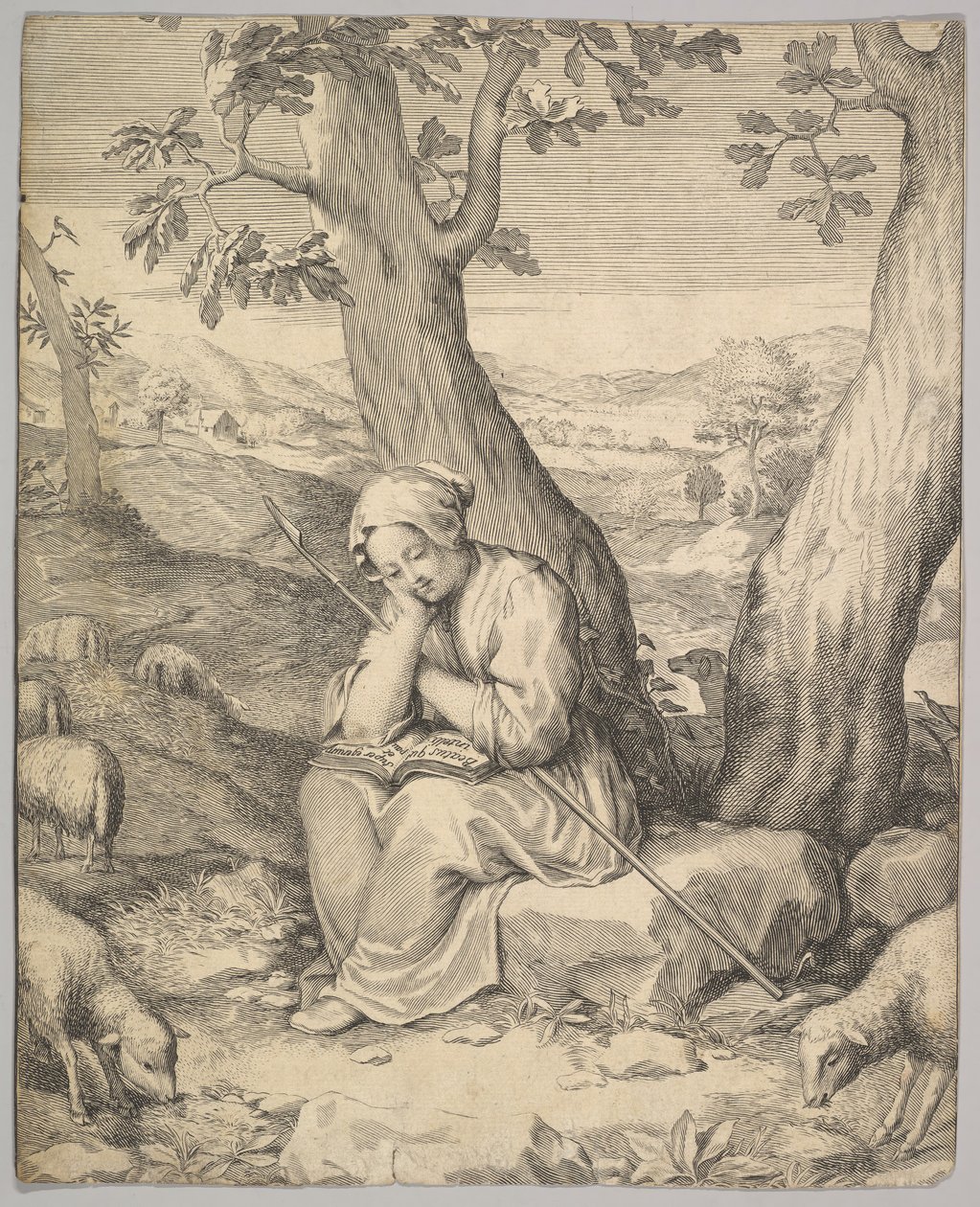 Sainte Geneviève - Claude Mellan