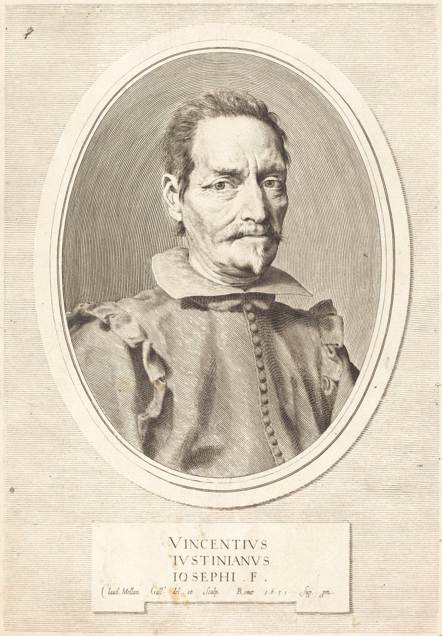 Vincenzo Giustiniani - Claude Mellan