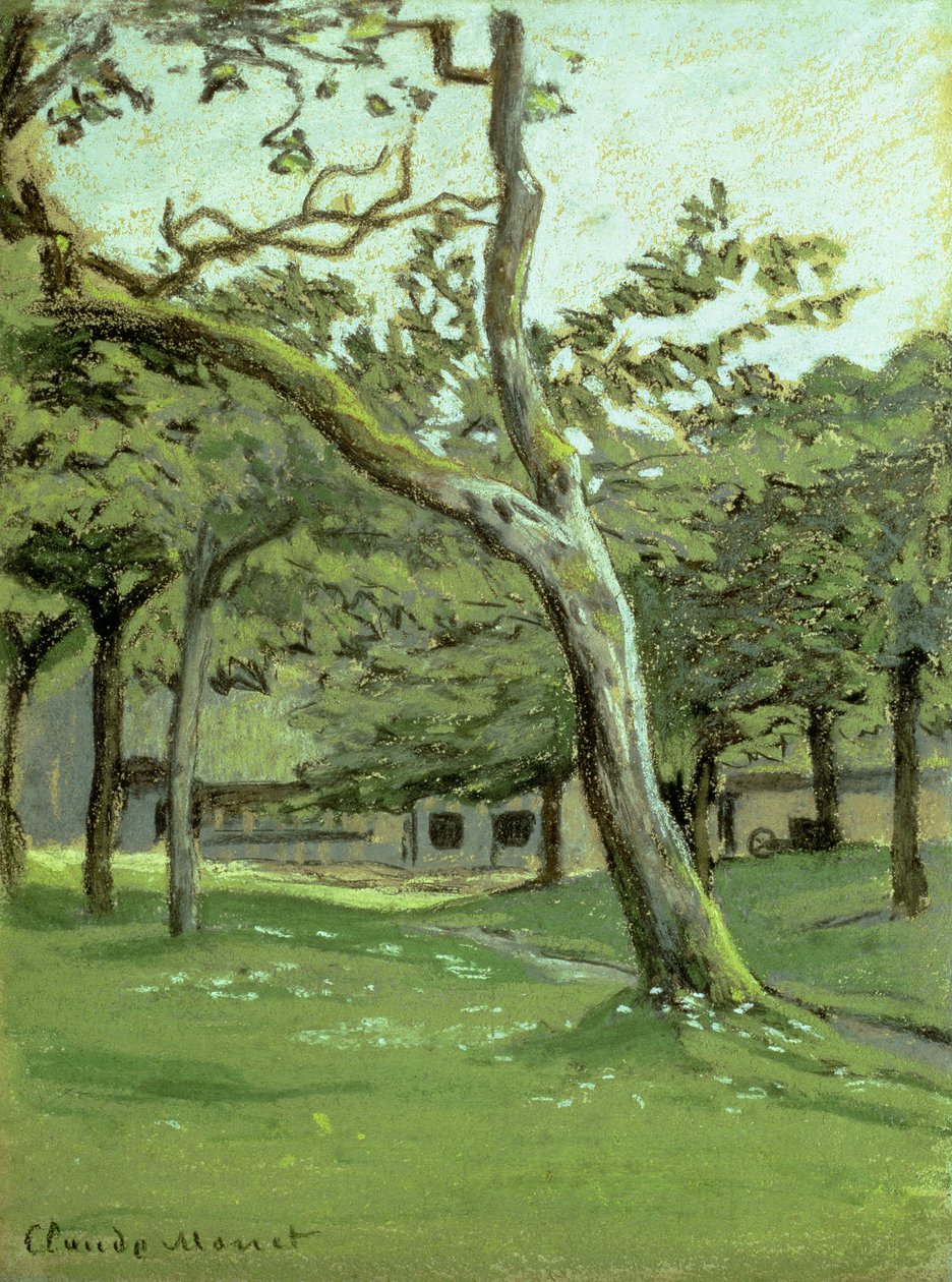 Un Verger - Claude Monet