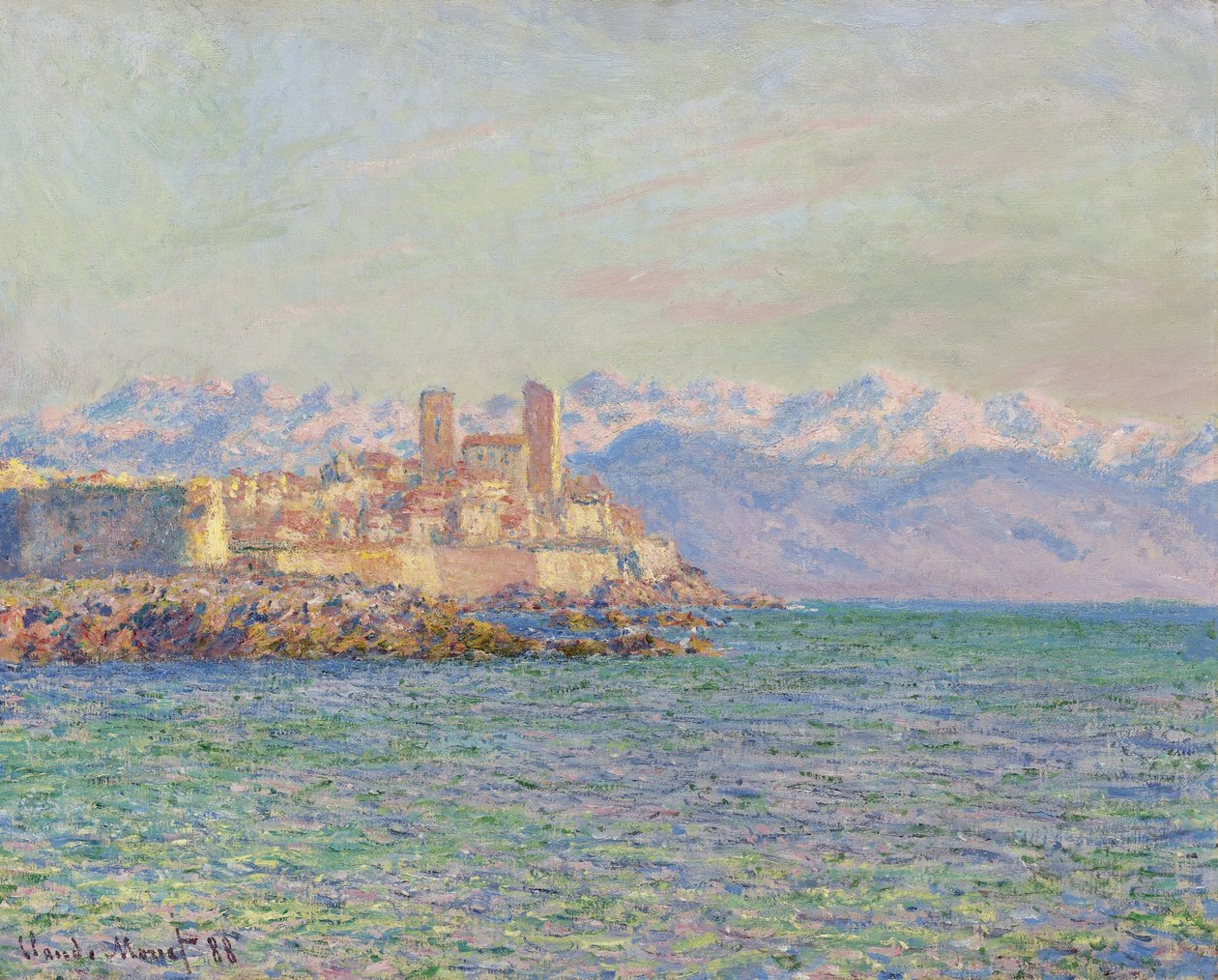 Antibes, Le Fort, 1888 - Claude Monet