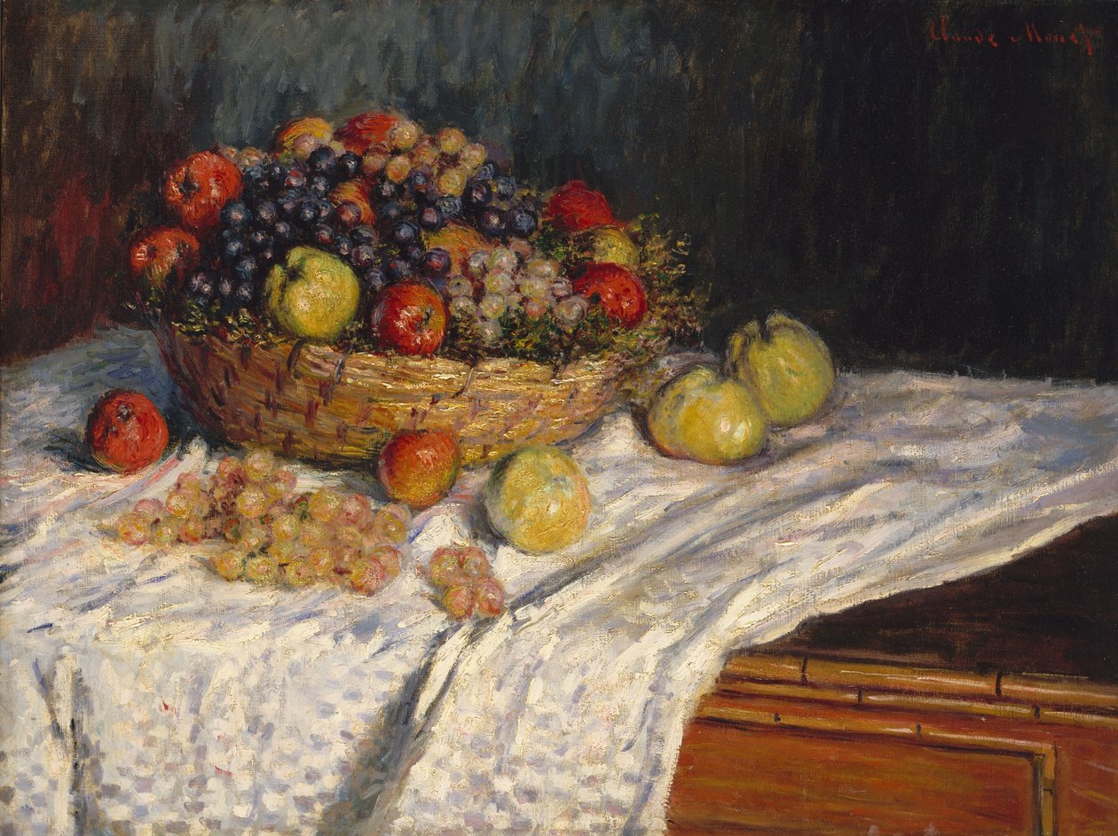 Pommes et raisins - Claude Monet