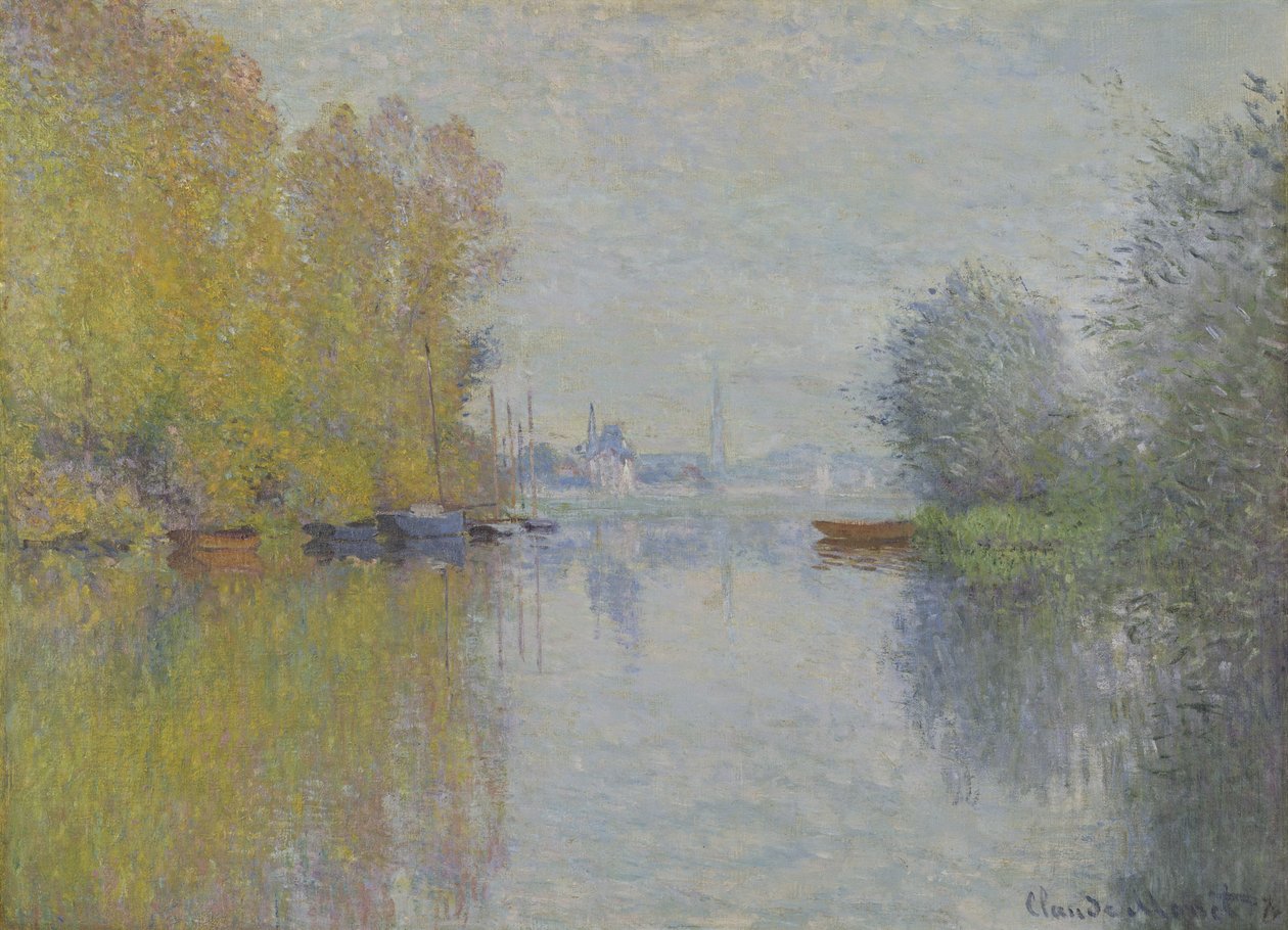 Automne sur la Seine, Argenteuil - Claude Monet