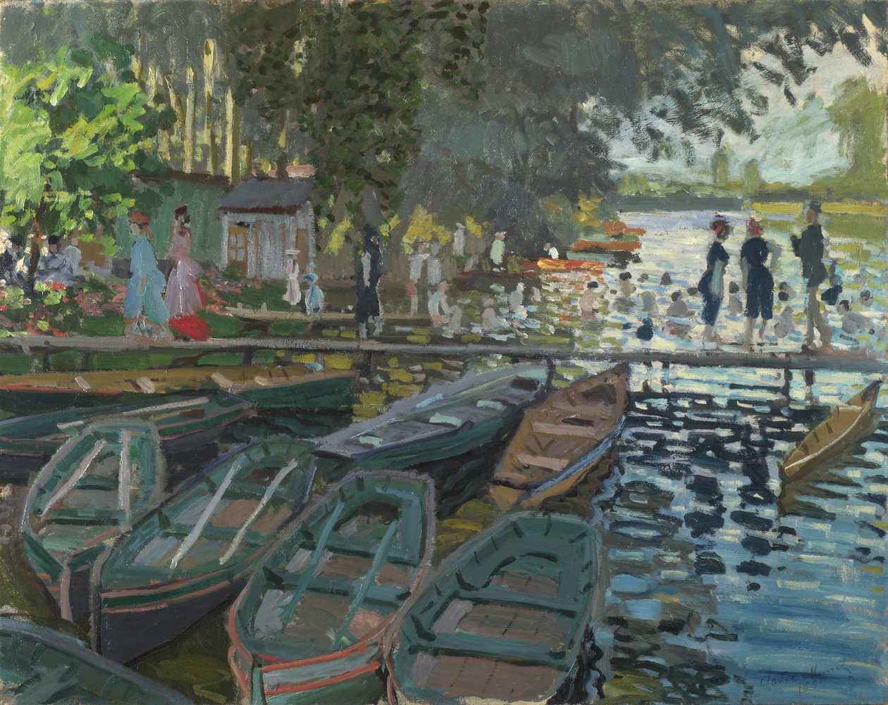 Baigneurs à La Grenouillère - Claude Monet