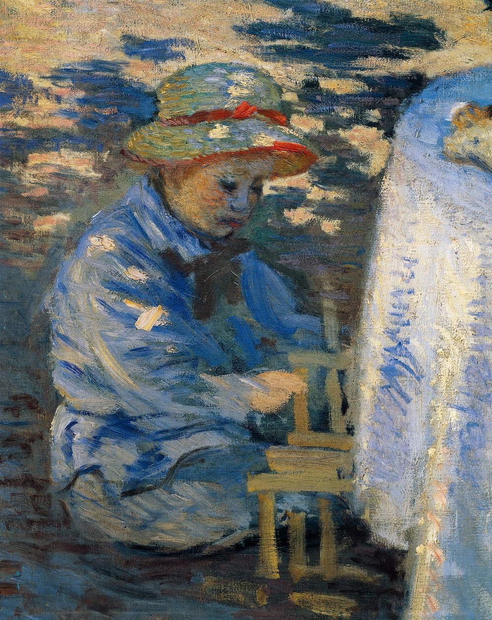 Petit déjeuner dans le jardin - Claude Monet