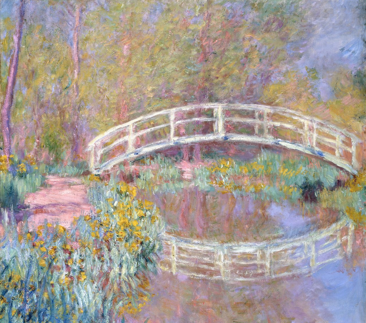 Pont dans le jardin de Monet, 1895-96 - Claude Monet