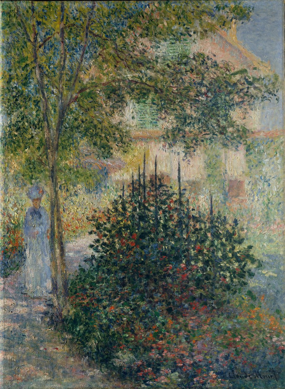Camille Monet dans le jardin à Argenteuil - Claude Monet