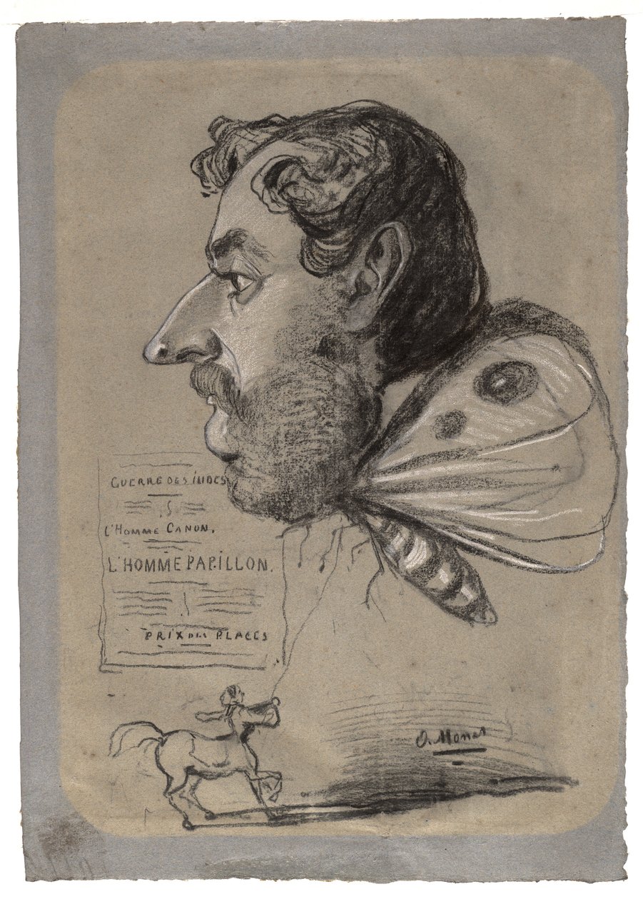 Caricature de Jules Didier - Claude Monet