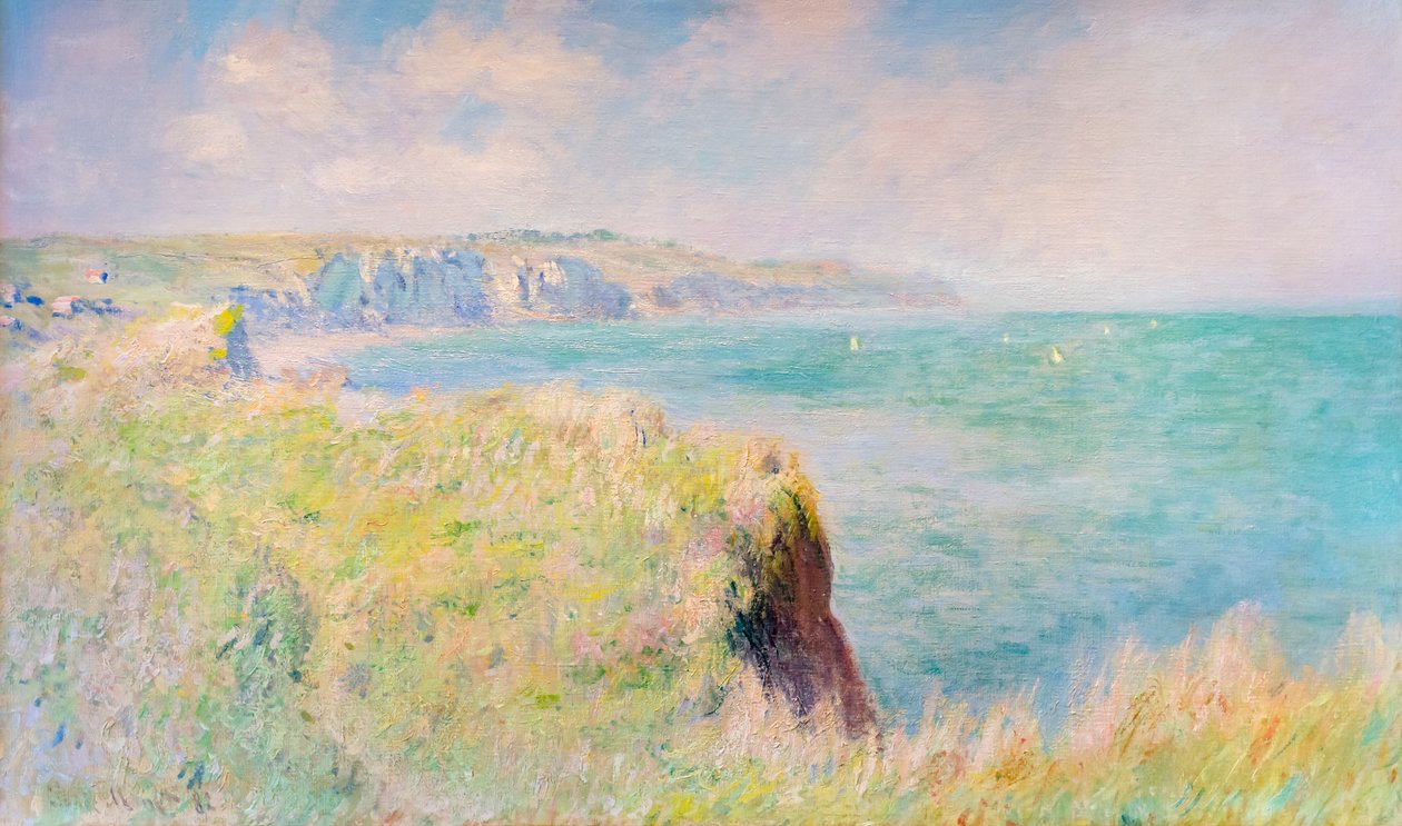 Falaises et voiliers à Pourville - Claude Monet