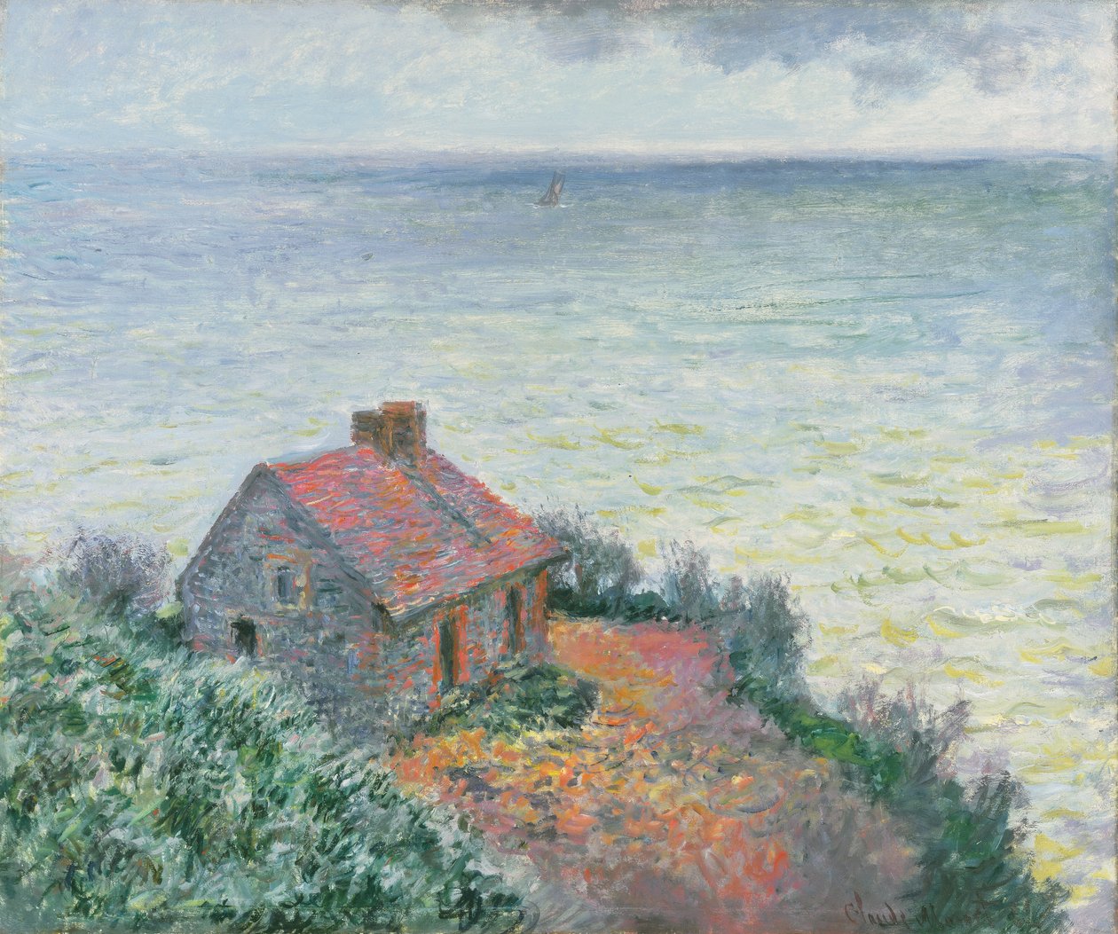 Poste de douane à Dieppe, 1882 - Claude Monet