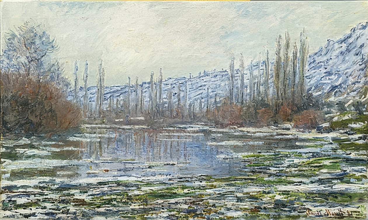 Le dégel à Vétheuil - Claude Monet