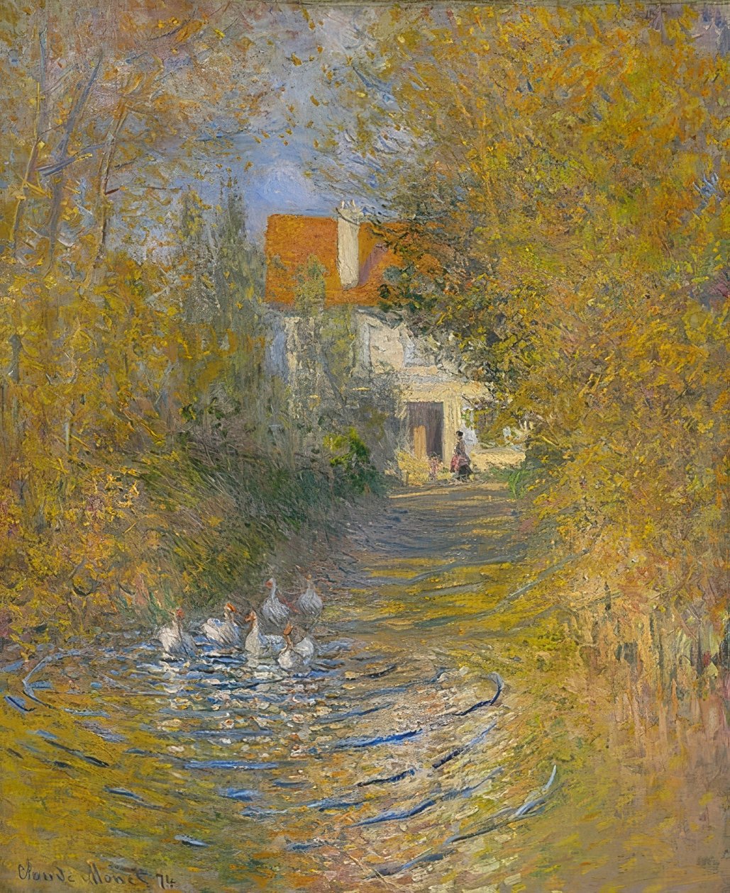 Les oies - Claude Monet