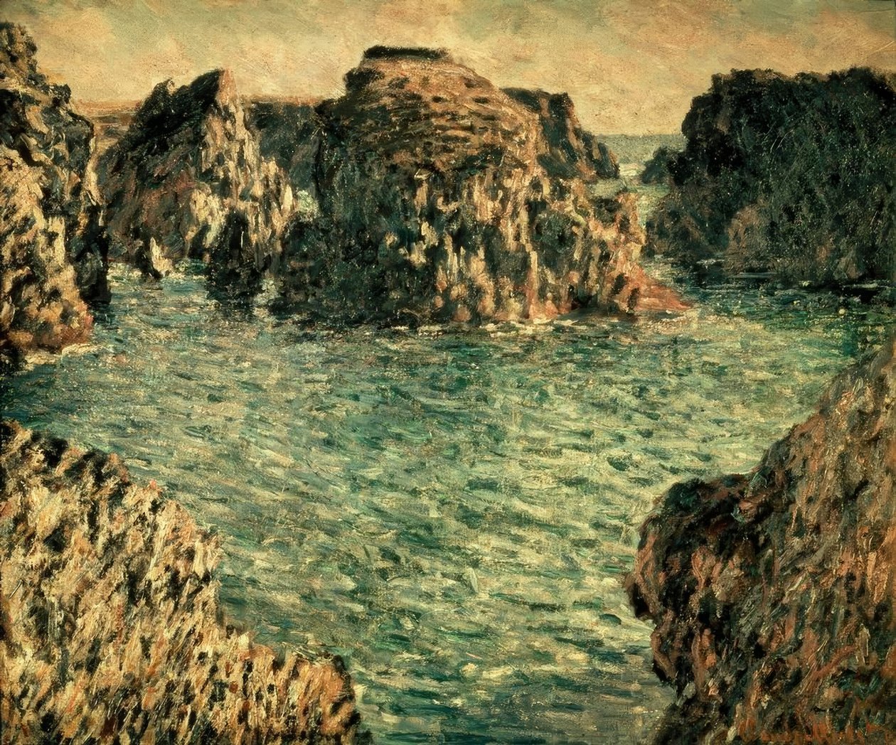 Entrée de Port-Goulphar, Belle-Île - Claude Monet
