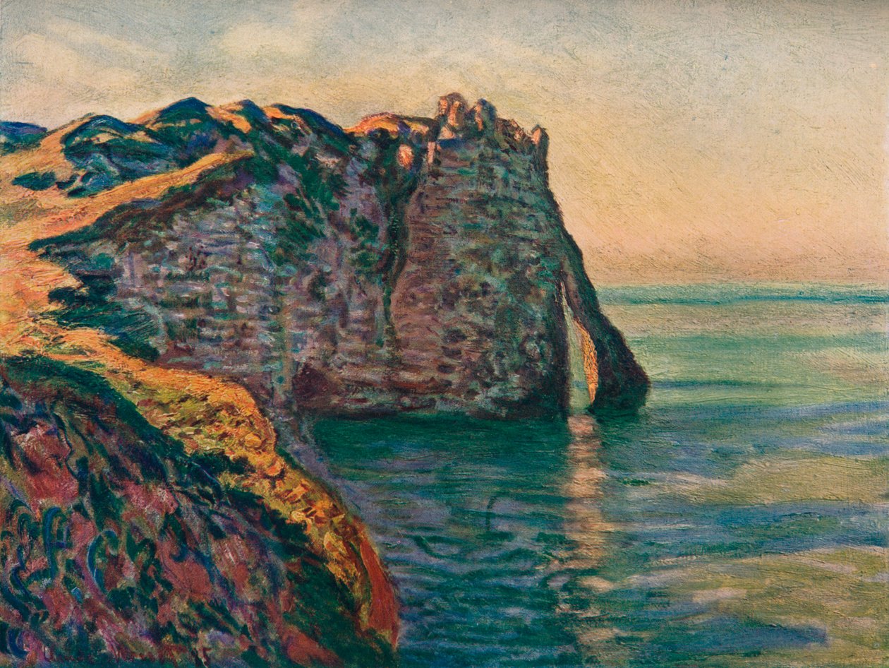 Falaises à Étretat, 1885 - Claude Monet