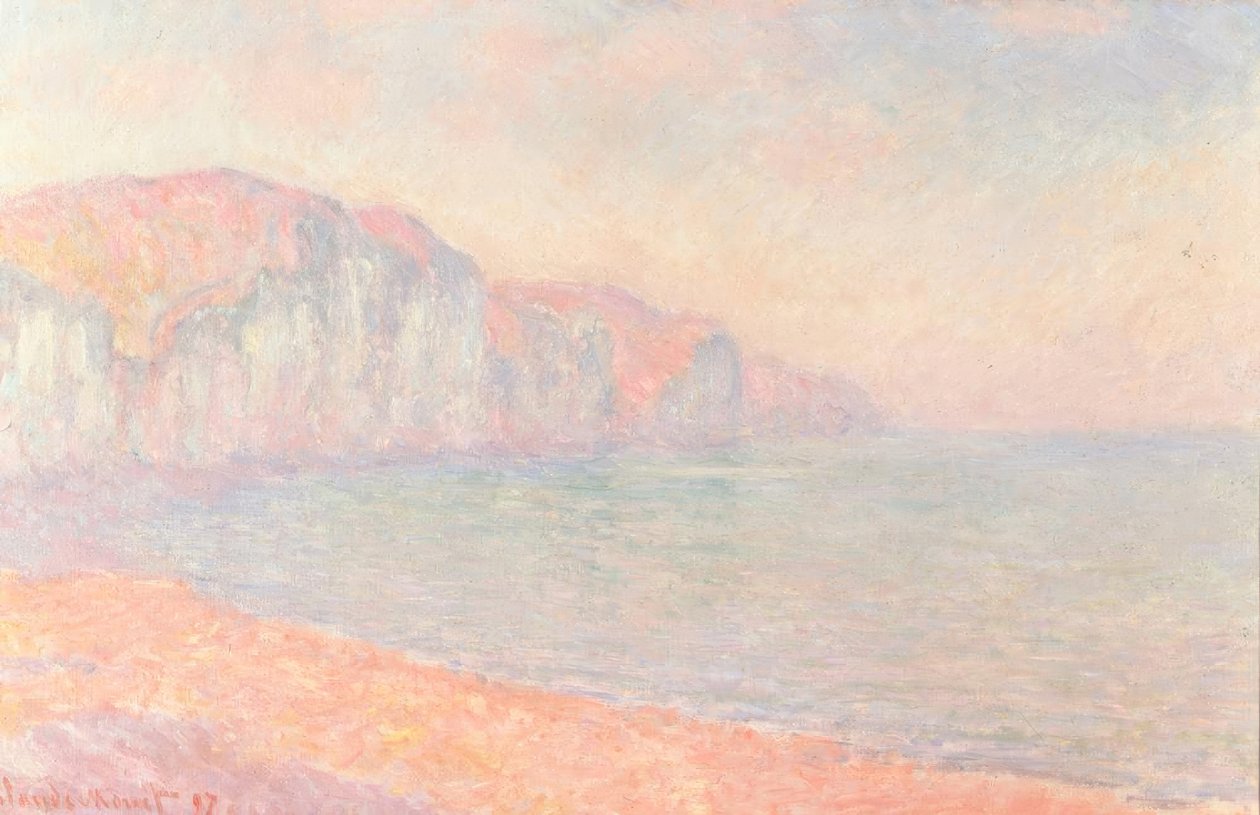 Falaises de Pourville, le matin - Claude Monet